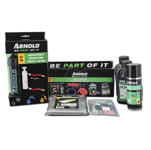 ARNOLD (Stanley Black & Decker) Arnold ASK 01 - servisní sada pro údržbu sekačky (2x olej / odsávačka / sprej na údržbu / utěrka / tester paliva)