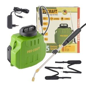 Procraft AS5 12V - akumulátorový postřikovač (s 2,0 Ah akumulátorem a nabíječkou)