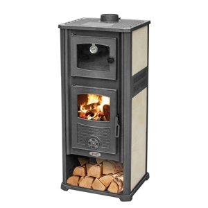 BLIST Krbová kamna Roma G s troubou na pečení - 13 kW - Beige