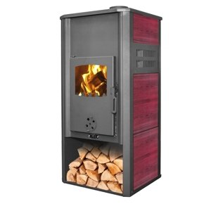 BLIST Krbová kamna Ambasador / ROMA E - 22 kW s výměníkem - red