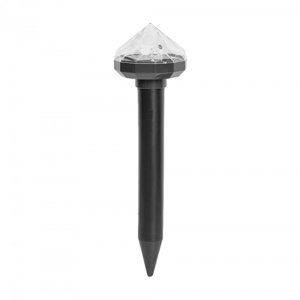 BRADAS Solární odpuzovač / plašička krtků a hlodavců - LED lampa / ABS diamant