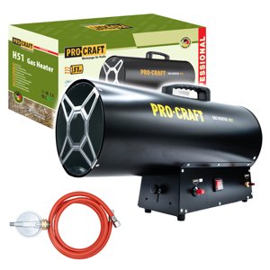 Procraft H51 - plynové horkovzdušné topidlo