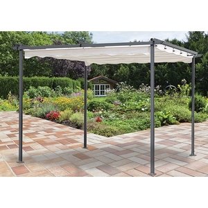 Floraland Zahradní altán 3x3m Master Grill se shrnovací střechou
