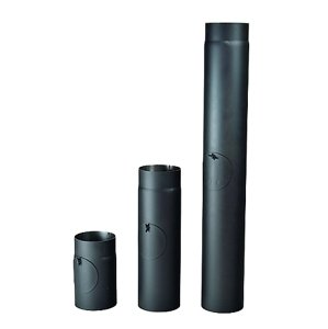 Kovo KRAUS Roura kouřová silnostěnná s čistícím otvorem 120mm / 500mm / 1,5mm