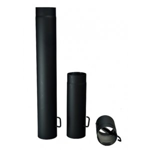 Kovo KRAUS Roura kouřová silnostěnná s klapkou 150mm / 250mm / 1,5mm