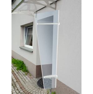 LANIT PLAST, s.r.o. boční stěna LANITPLAST UNI bílá / PLEXI LG1496