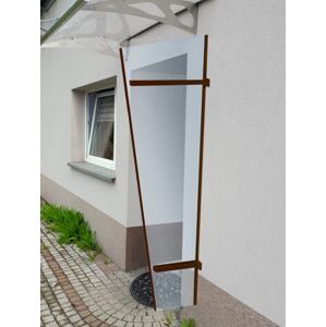 LANIT PLAST, s.r.o. boční stěna LANITPLAST UNI hnědá / PLEXI LG1497