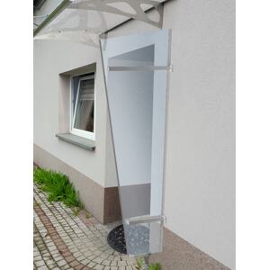 LANIT PLAST, s.r.o. boční stěna LANITPLAST UNI stříbrná / PLEXI LG1498