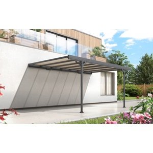 LANIT PLAST, s.r.o. kovový přístřešek / carport TRIGANO JARDIN MISTRAL WALL LG2461