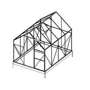 LANIT PLAST, s.r.o. náhradní prosklení pro skleník LANITPLAST PLUGIN 6x8 PC 4 mm LG3053