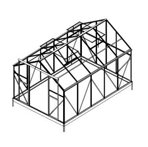 LANIT PLAST, s.r.o. náhradní prosklení pro skleník LANITPLAST PLUGIN 8x12 PC 4 mm LG3056