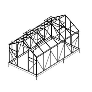 LANIT PLAST, s.r.o. náhradní prosklení pro skleník LANITPLAST PLUGIN 8x14 PC 4 mm LG3057