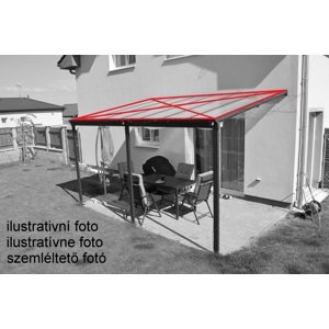 LANIT PLAST, s.r.o. náhradní prosklení pro pergolu LANITPLAST WALL 33 bronz PC LG3100