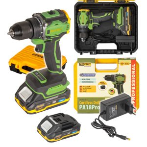 Procraft PA18Pro 20V - akumulátorový šroubovák (s 2,0 Ah akumulátorem a nabíječkou)