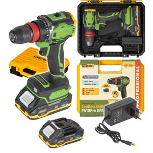 Procraft PA18Pro DFR 20V - akumulátorový šroubovák (s 2,0 Ah akumulátorem a nabíječkou)