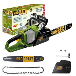 Procraft PCA40/2 2x20V - akumulátorová řetězová pila (bez akumulátoru a nabíječky)