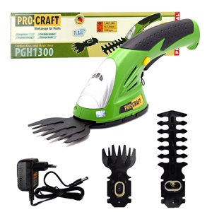 Procraft PGH1300 - akumulátorové nůžky na trávu