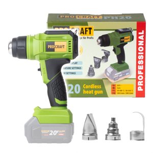 Procraft PH20bb 20V - akumulátorová horkovzdušná pistole (bez akumulátoru a nabíječky)