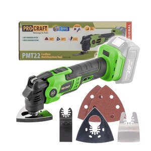 Aku multifunkční oscilační bruska PMT22bb Procraft (bez baterie a nabíječky) | PMT22bb