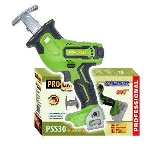 Procraft PSS30bb 20V - akumulátorová pila ocaska (bez akumulátoru a nabíječky)