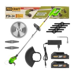 Procraft PTA24 20V - akumulátorový vyžínač (bez akumulátoru a nabíječky)