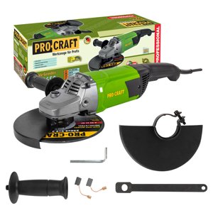 Procraft PW2650 - úhlová bruska, 230mm