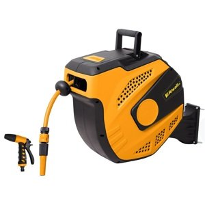 Riwall PRO RWHR 27 SET - samonavíjecí buben se zahradní hadicí 27 m a příslušenstvím
