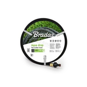 BRADAS Zahradní zavlažovací hadice AQUA DROP FLAT 1/2 - 15m
