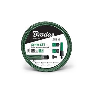BRADAS Zahradní hadice SPRINT 20m - 1/2" - 4 dílný komplet