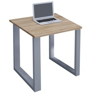 VCM Stůl Lona 80x50 U-nohy, dub sonoma