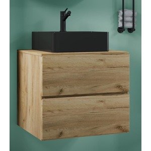 2dílná umyvadlová skříňka Lendas BL S 60 cm, dub medový