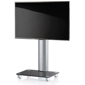 TV stolek Tosal, stříbrný