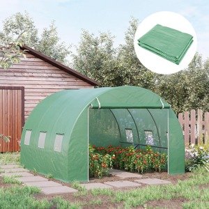 Outsunny Náhradní plachta na fóliovník 3 x 3 x 2 m