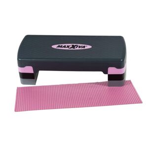 MAXXIVA fitness stepper, výškově nastavitelný, růžová