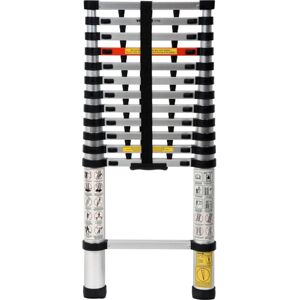 Žebřík teleskopický 13 stupňů 3,8 m, nosnost 150kg