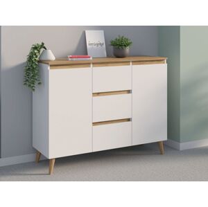 Komoda 120 cm, bílá