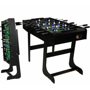 GamesPlanet® Stolní rozkládací fotbal Belfast, černý dekor M01217