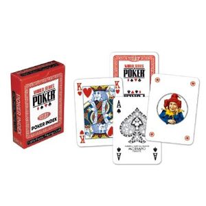 Modiano WSOP regular index 4249 Poker karty červené