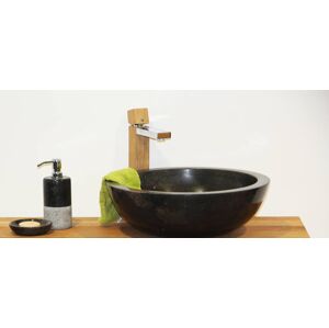 Indera Gemma 501 Ø 50 cm Black Kamenné umyvadlo leštěný mramor 57012