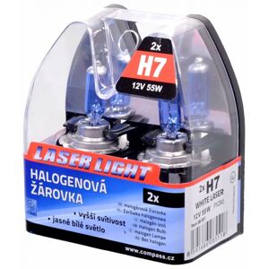 Compass White Laser H7 PX26d 12V 55W 2ks