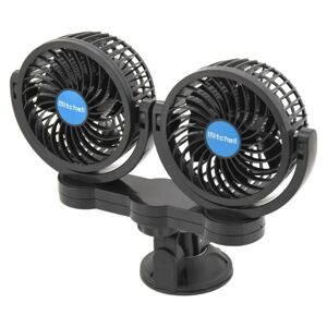 Compass Ventilátor MITCHELL DUO - 12V, na přísavku