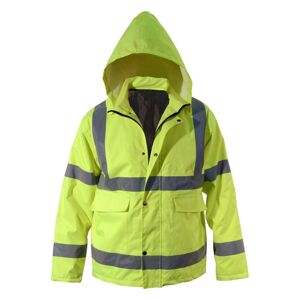 Compass bunda s kapucí reflexní Safety 01771 žlutá