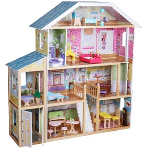 Infantastic Velký dřevěný domeček pro panenky, 1190 x 316 x 1234 mm