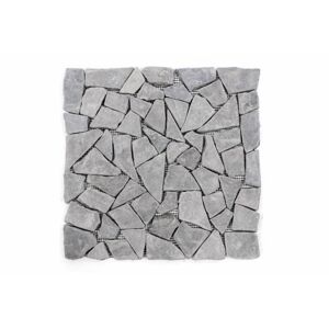 Divero Garth 792 Mramorová mozaika šedá, 1 m2 - 30x30x1 cm