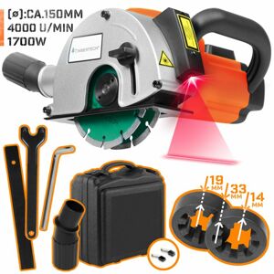Timbertech 79762 TIMBERTECH Drážkovací fréza s laserem, 1700 W
