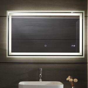 Aquamarin Koupelnové zrcadlo s LED osvětlením, 100 x 60 cm 80790