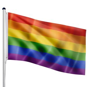 85189 FLAGMASTER® Vlajkový stožár vč. duhové vlajky, 650 cm