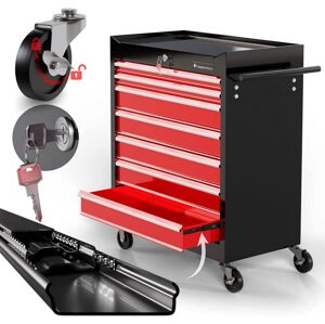 Timbertech 87839 TIMBERTECH Dílenský vozík na kolečkách, 7 zásuvek s vložkami