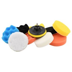 Compass 88464 Compass Sada leštících kotoučů 10 ks s unašečem, 10 cm