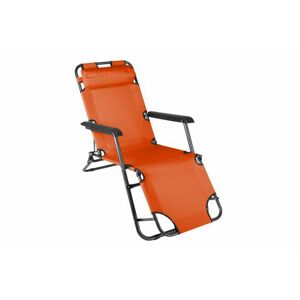 Garthen 29464 Skládací zahradní lehátko - oranžová